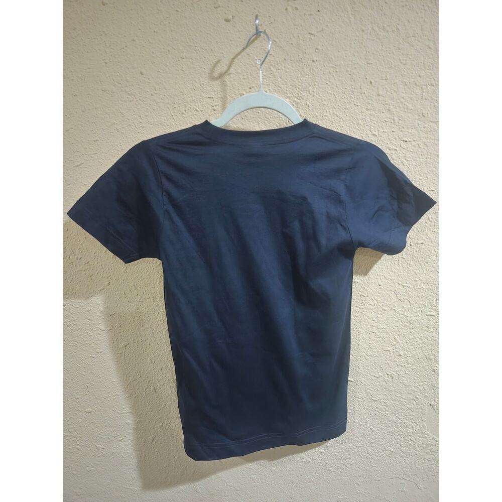 Kids Fashion Cool Cute Bear Puzzle Shirt, Navy Blue, Size Small - Picture 2 of 2